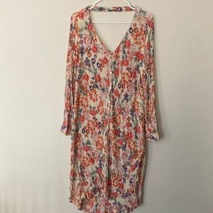 Anthropologie Patrons Of Peace Floral Belted Dress Sz M